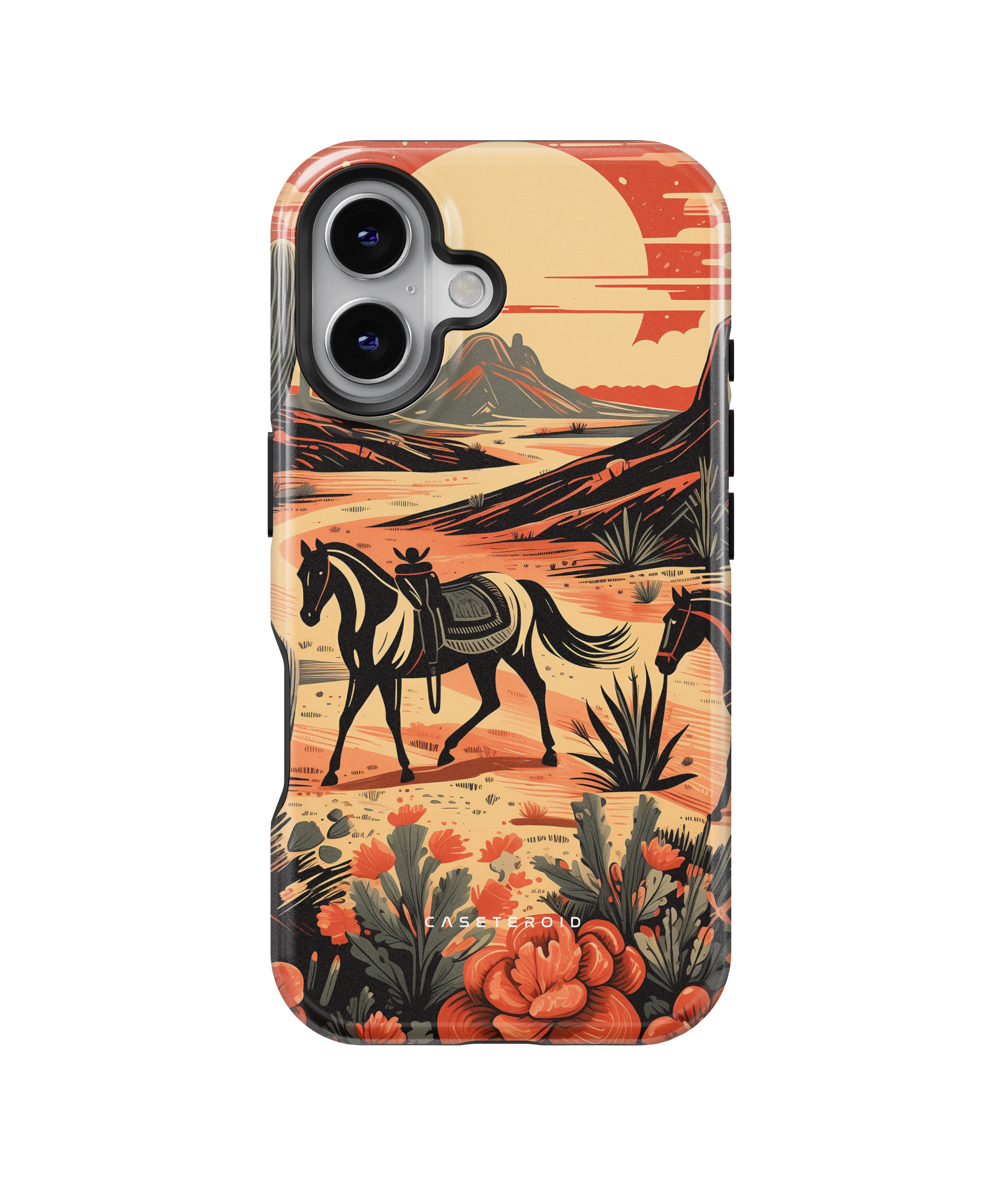 iPhone Tough Case - Desert Stallion Silhouette - CASETEROID