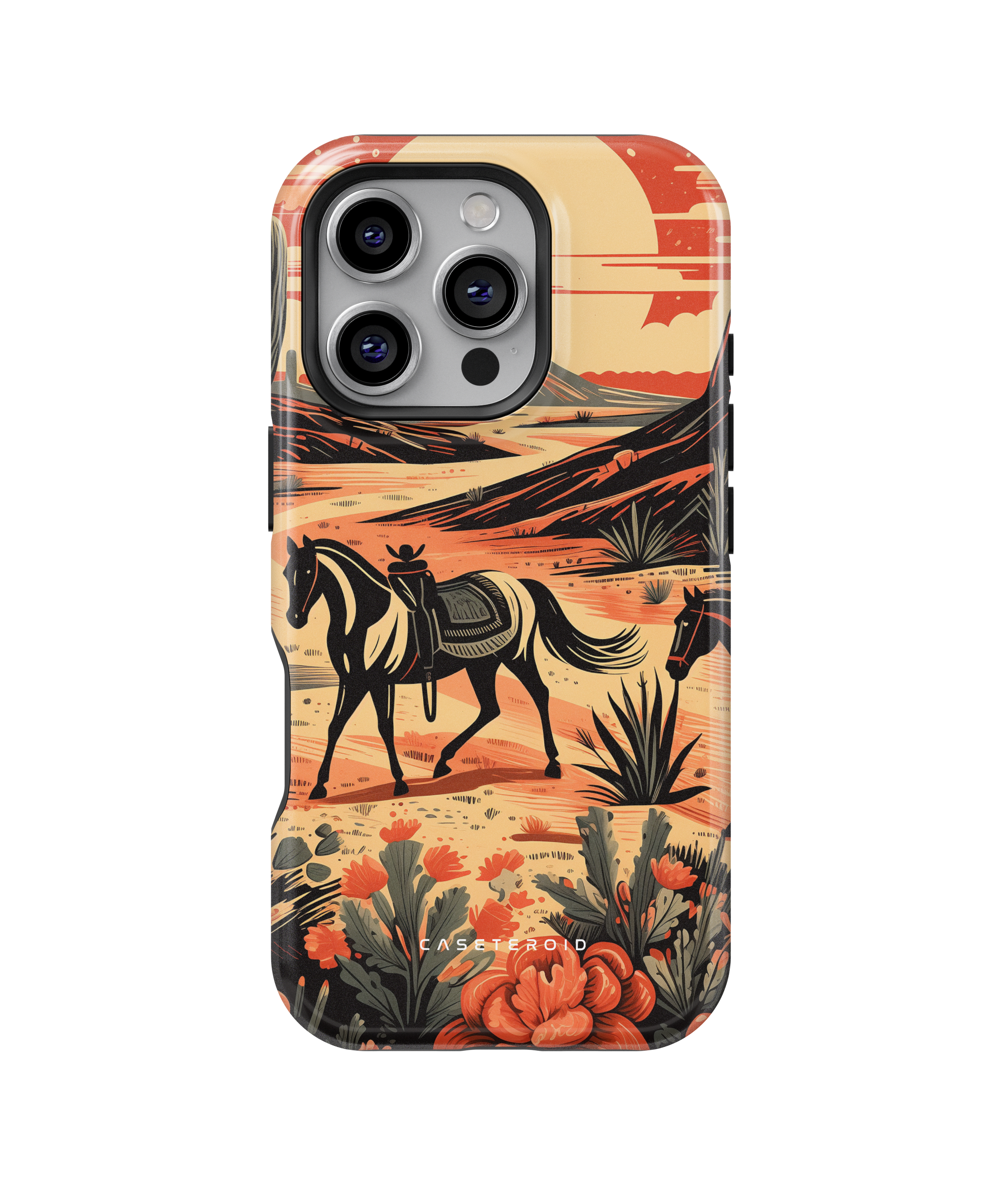 iPhone Tough Case - Desert Stallion Silhouette - CASETEROID