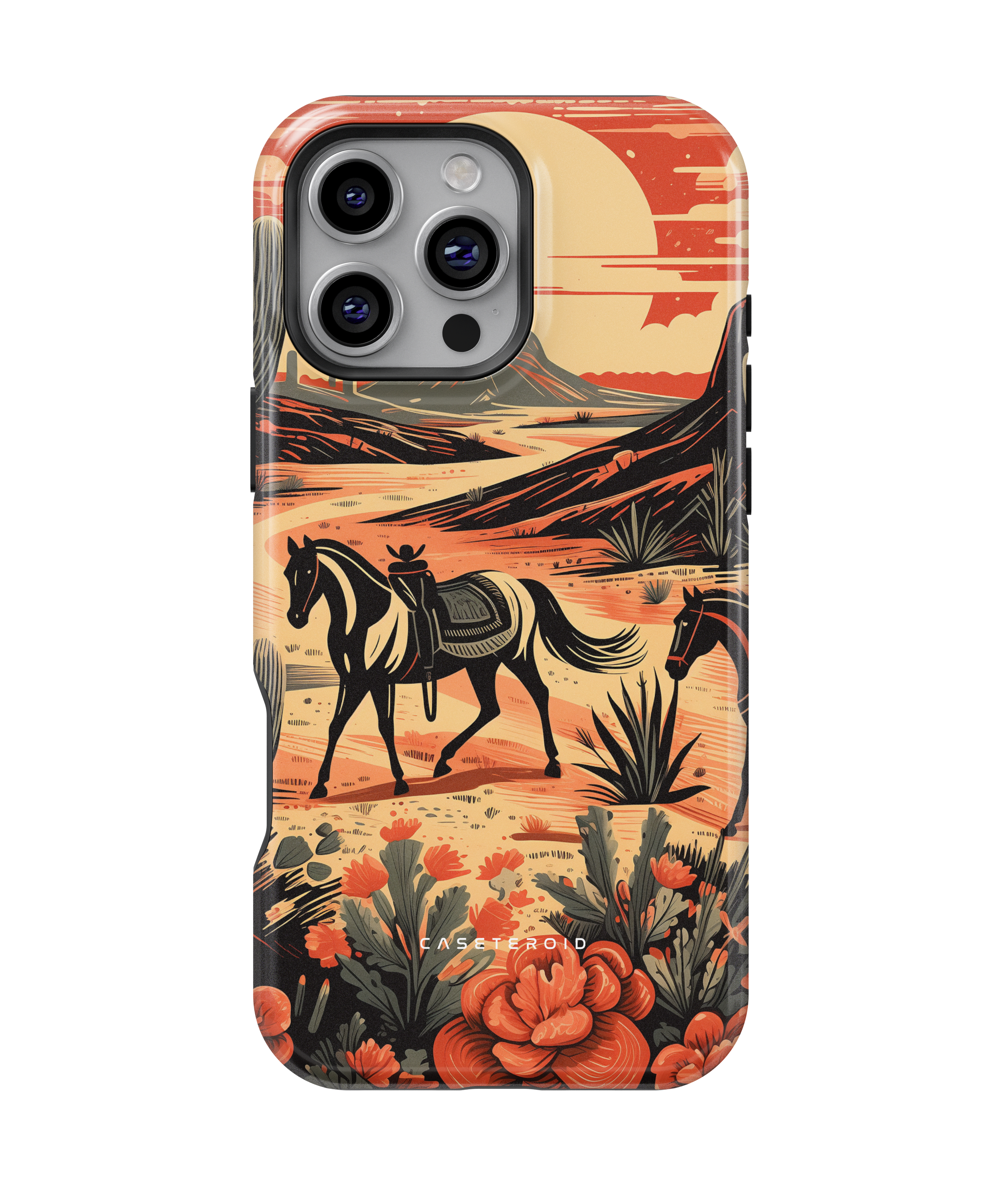 iPhone Tough Case - Desert Stallion Silhouette - CASETEROID