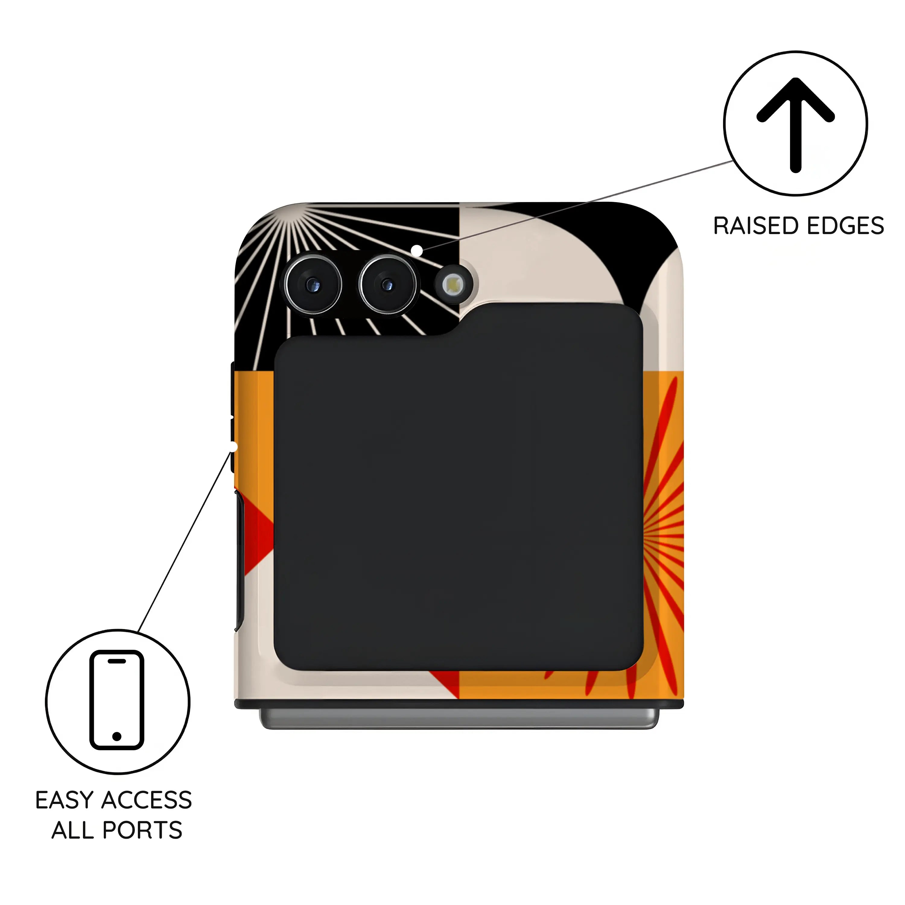 Eclectic Mosaic - Samsung Galaxy Z Flip 5 Case