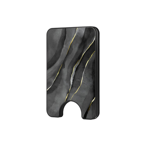 Eclipse Elegance - Magnetic Wallet & Stand