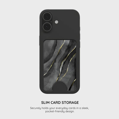 Eclipse Elegance - Magnetic Wallet & Stand
