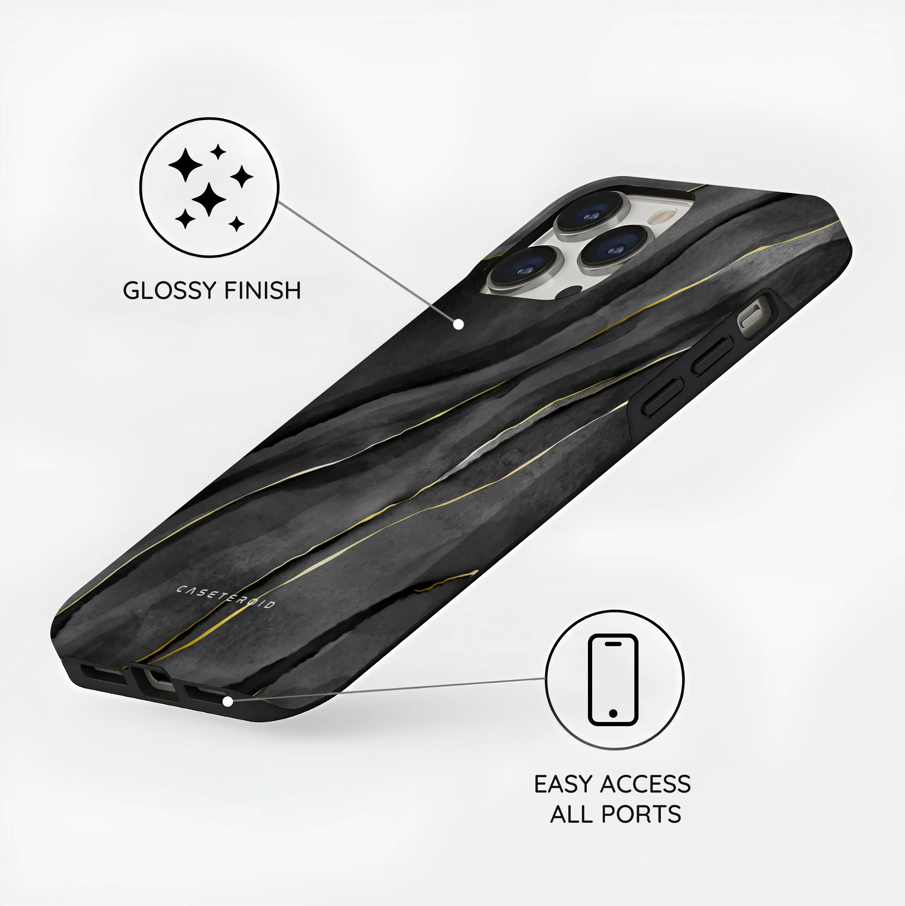 Eclipse Elegance - iPhone 14 Pro Case