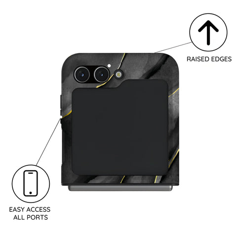 Eclipse Elegance - Samsung Galaxy Z Flip 5 Case