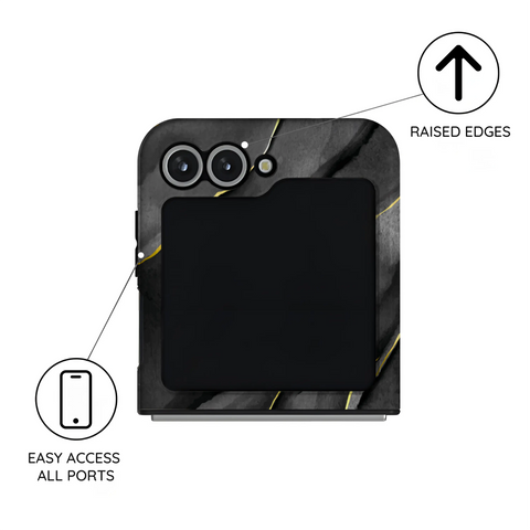 Eclipse Elegance - Samsung Galaxy Z Flip 6 Case