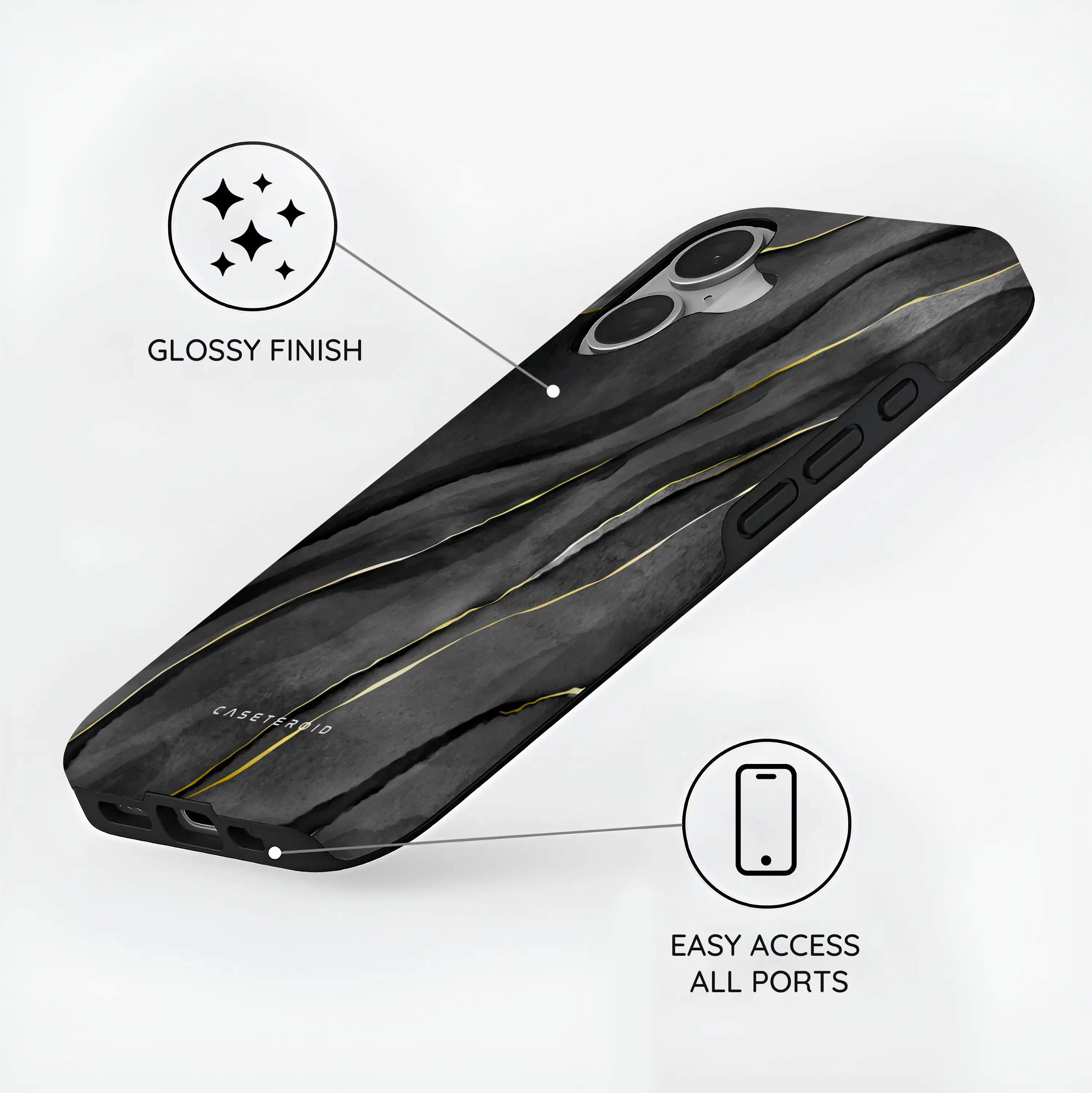Eclipse Elegance - iPhone 16 Case