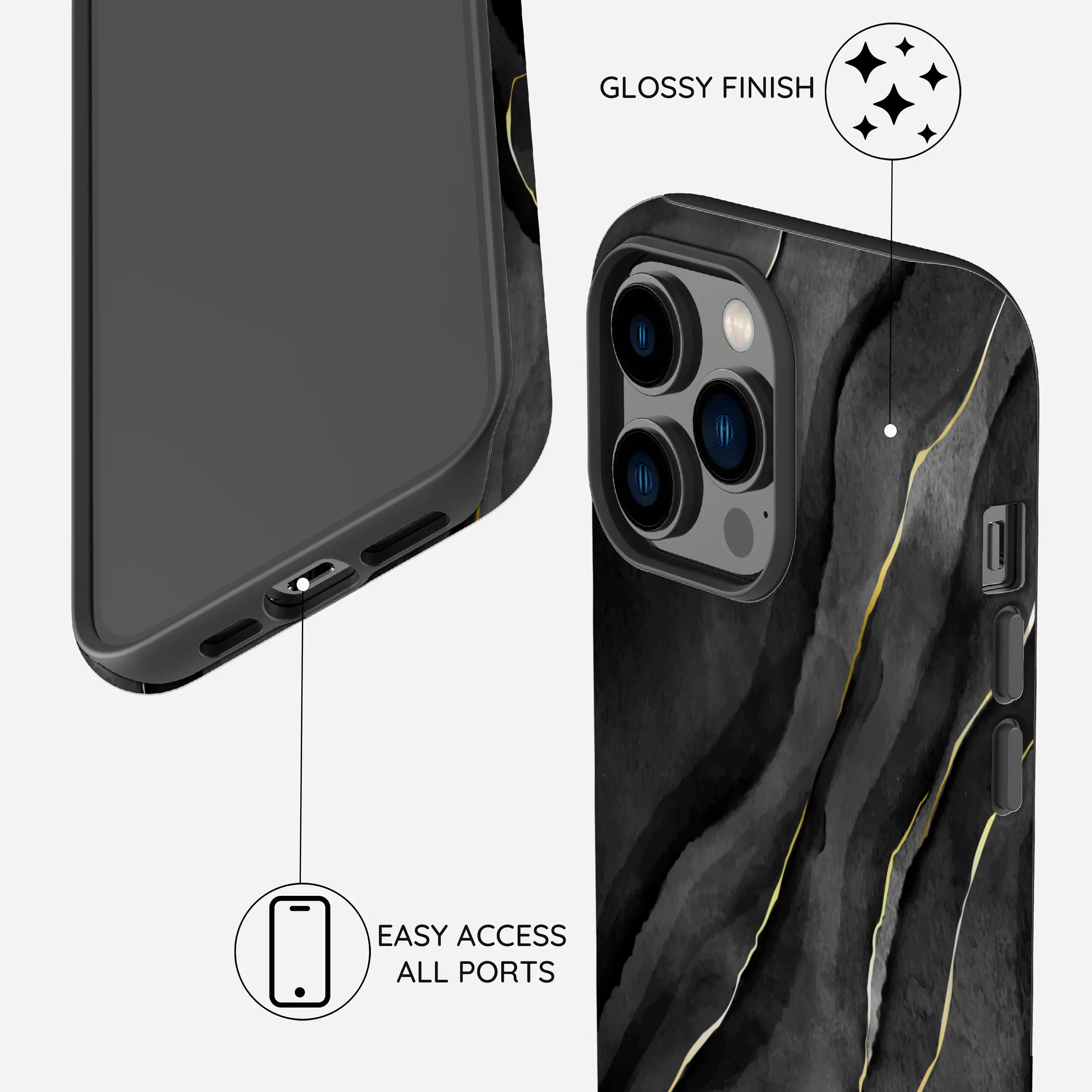 Eclipse Elegance - iPhone 14 Pro Max Case