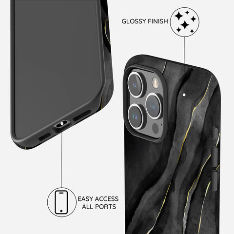 Eclipse Elegance - iPhone 15 Pro Max Case
