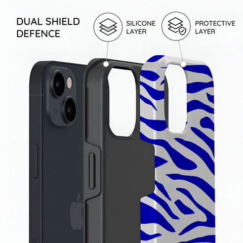 Electric Zebra - iPhone 14 Plus Case
