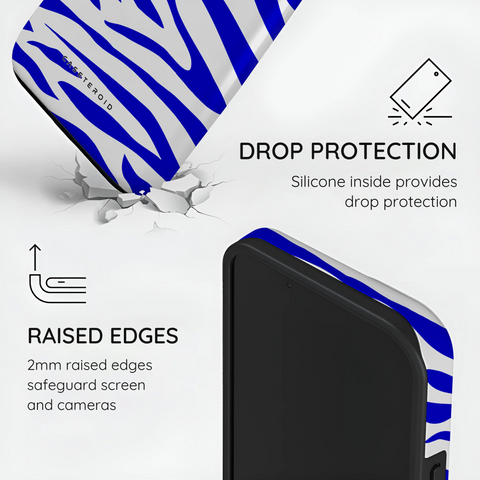 Electric Zebra - iPhone 14 Plus Case