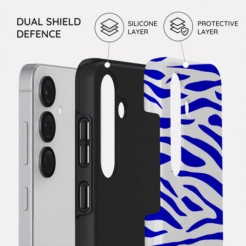 Electric Zebra - Samsung Galaxy S25 Case