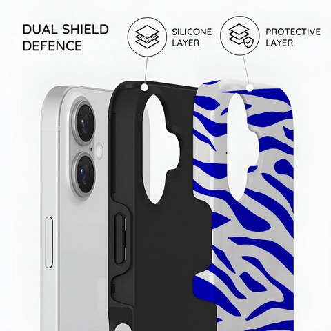Electric Zebra - iPhone 16 Plus Case