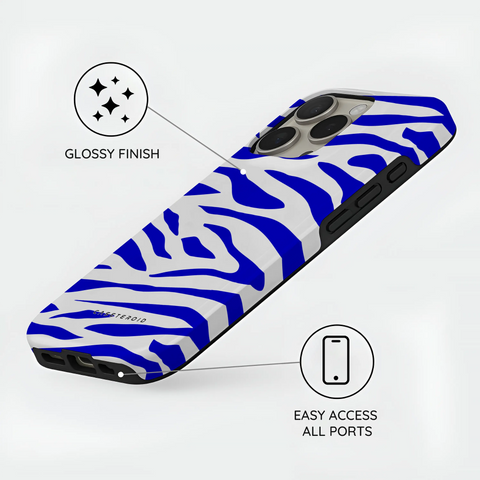 Electric Zebra - iPhone 16 Pro Max Case