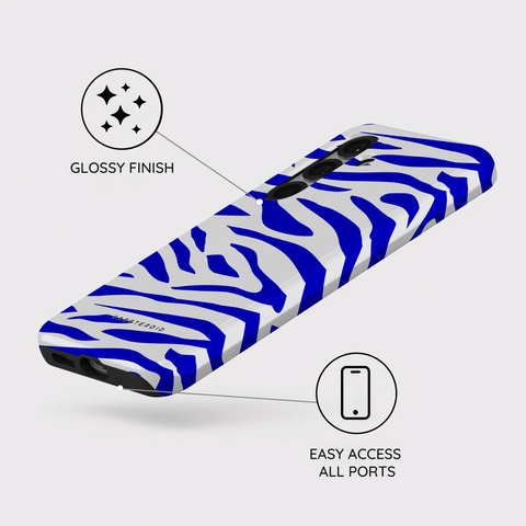 Electric Zebra - Samsung Galaxy S25 Case