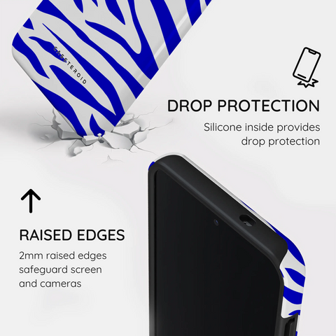 Electric Zebra - Samsung Galaxy S25 Case