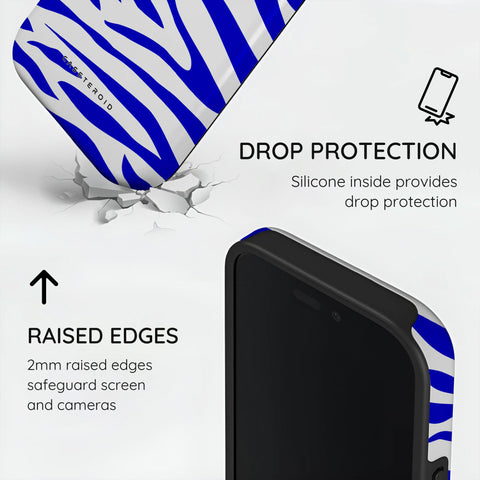 Electric Zebra - iPhone 16 Plus Case