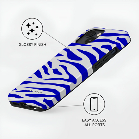 Electric Zebra - iPhone 15 Plus Case