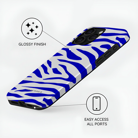 Electric Zebra - iPhone 15 Pro Max Case