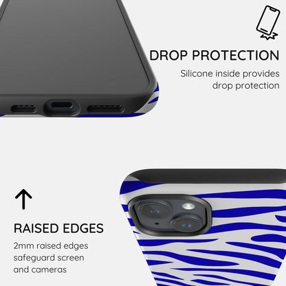 Electric Zebra - iPhone 14 Plus Case