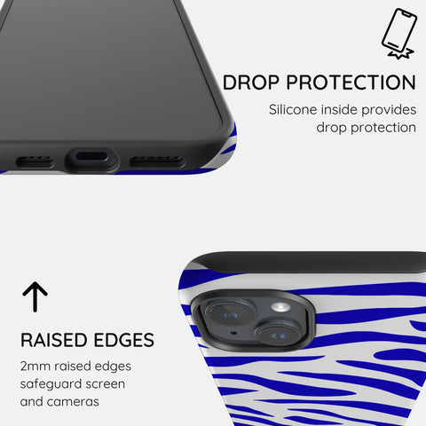 Electric Zebra - iPhone 14 Case