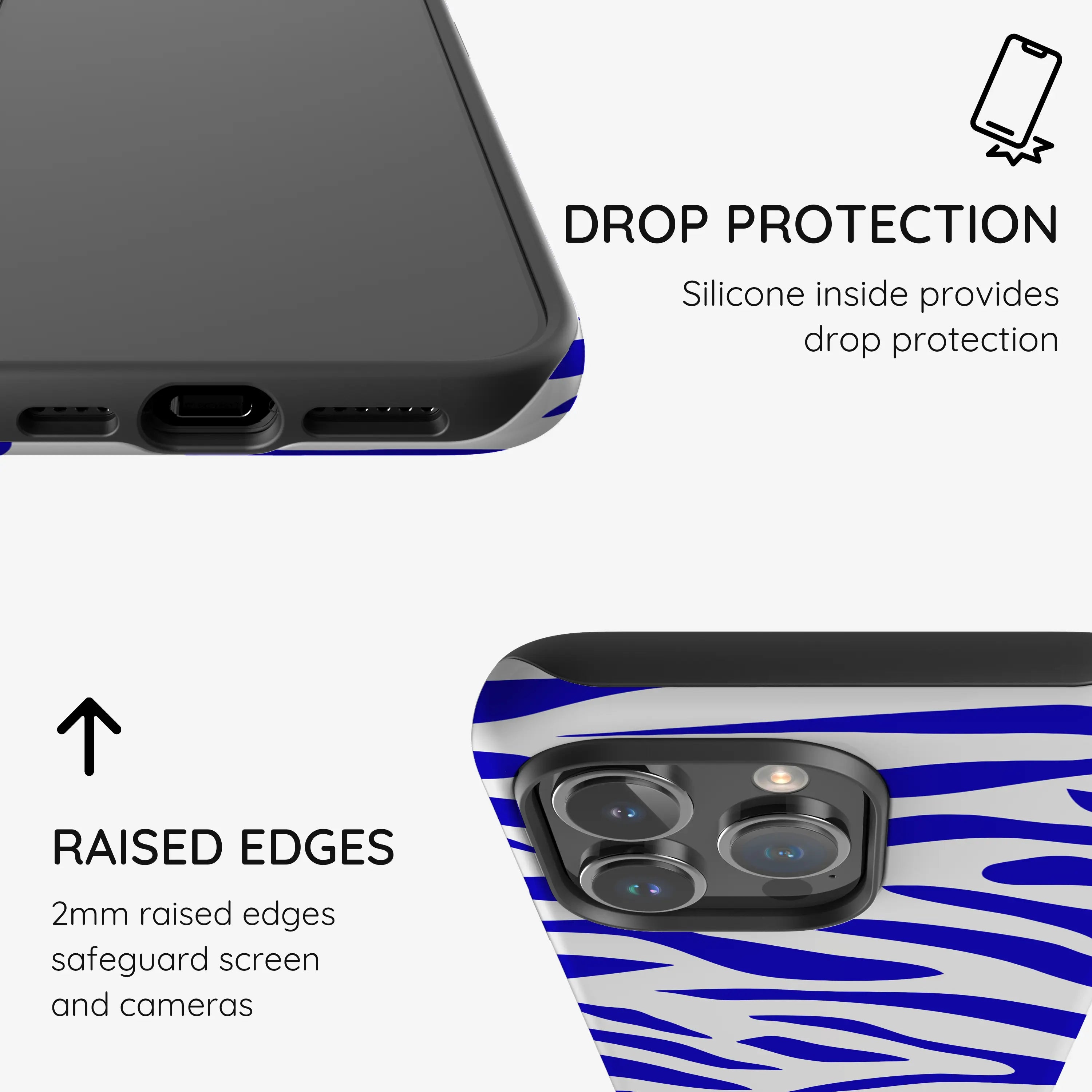 Electric Zebra - iPhone 14 Pro Max Case