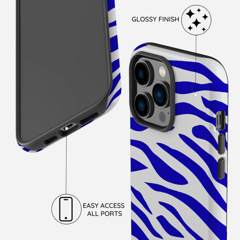 Electric Zebra - iPhone 14 Pro Case