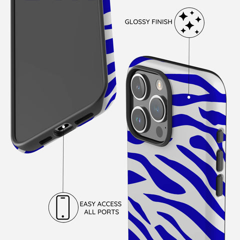 Electric Zebra - iPhone 15 Pro Max Case