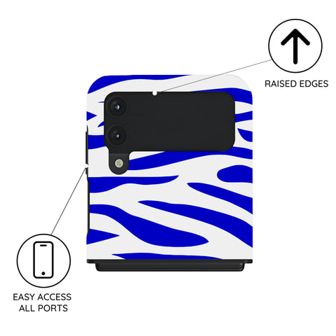 Electric Zebra - Samsung Galaxy Z Flip 4 Case