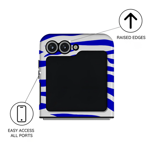 Electric Zebra - Samsung Galaxy Z Flip 6 Case