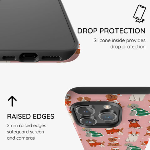 Festive Paws - iPhone 14 Pro Case