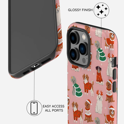 Festive Paws - iPhone 14 Pro Case