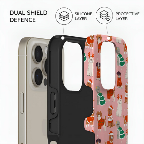Festive Paws - iPhone 16 Pro Max Case