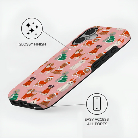Festive Paws - iPhone 16 Case