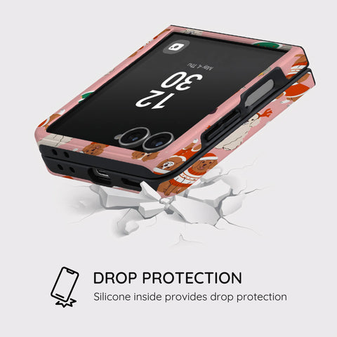 Festive Paws - Samsung Galaxy Z Flip 7 Case