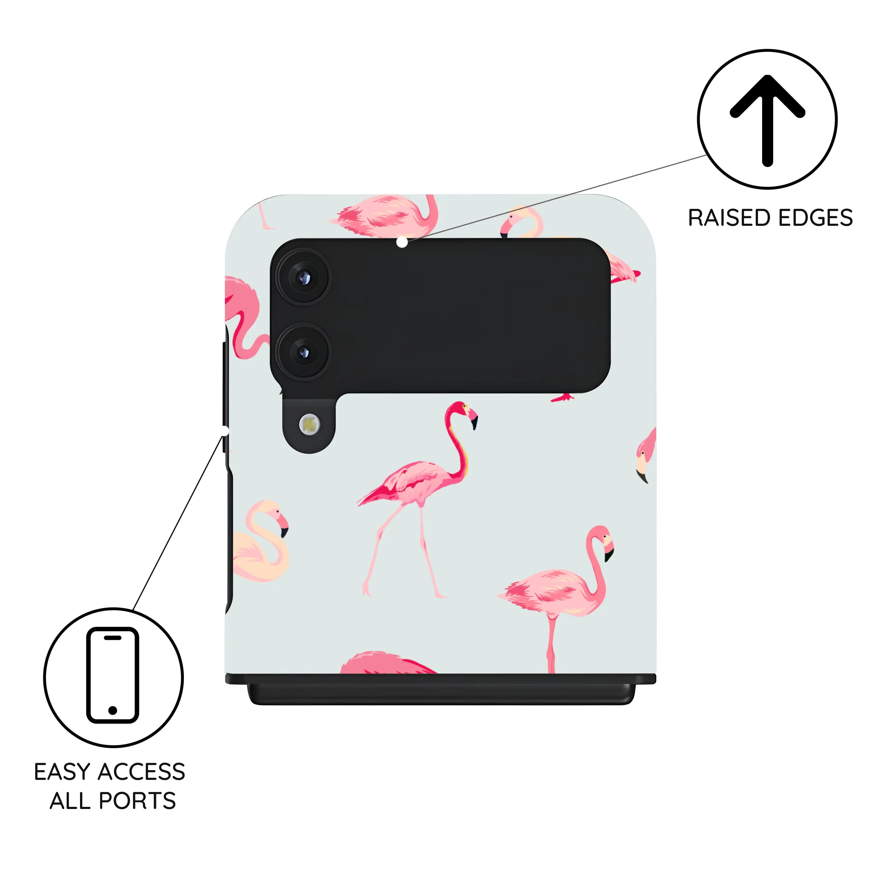 Flamingo - Samsung Galaxy Z Flip 4 Case