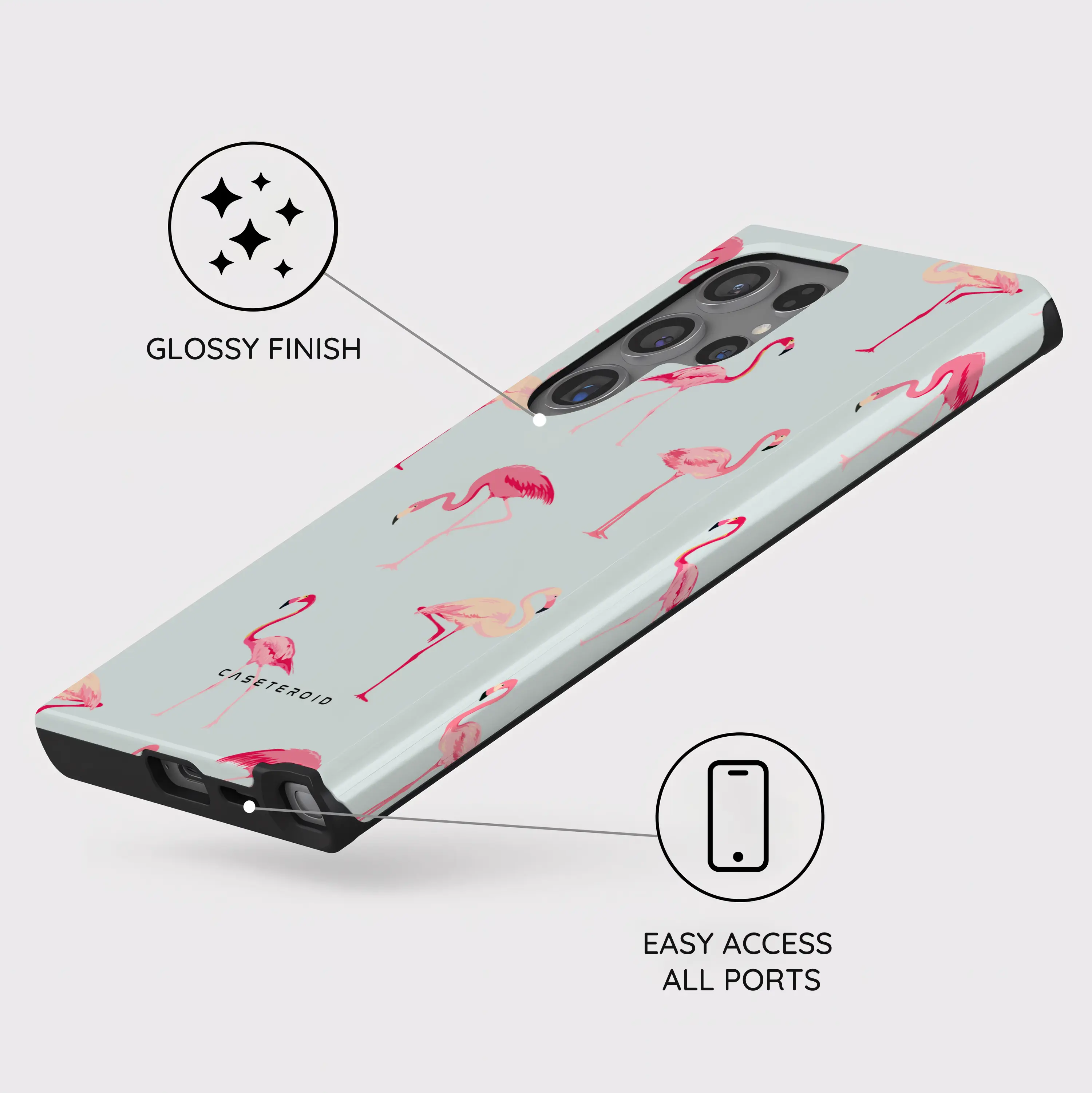 Flamingo - Samsung Galaxy S24 Ultra Case