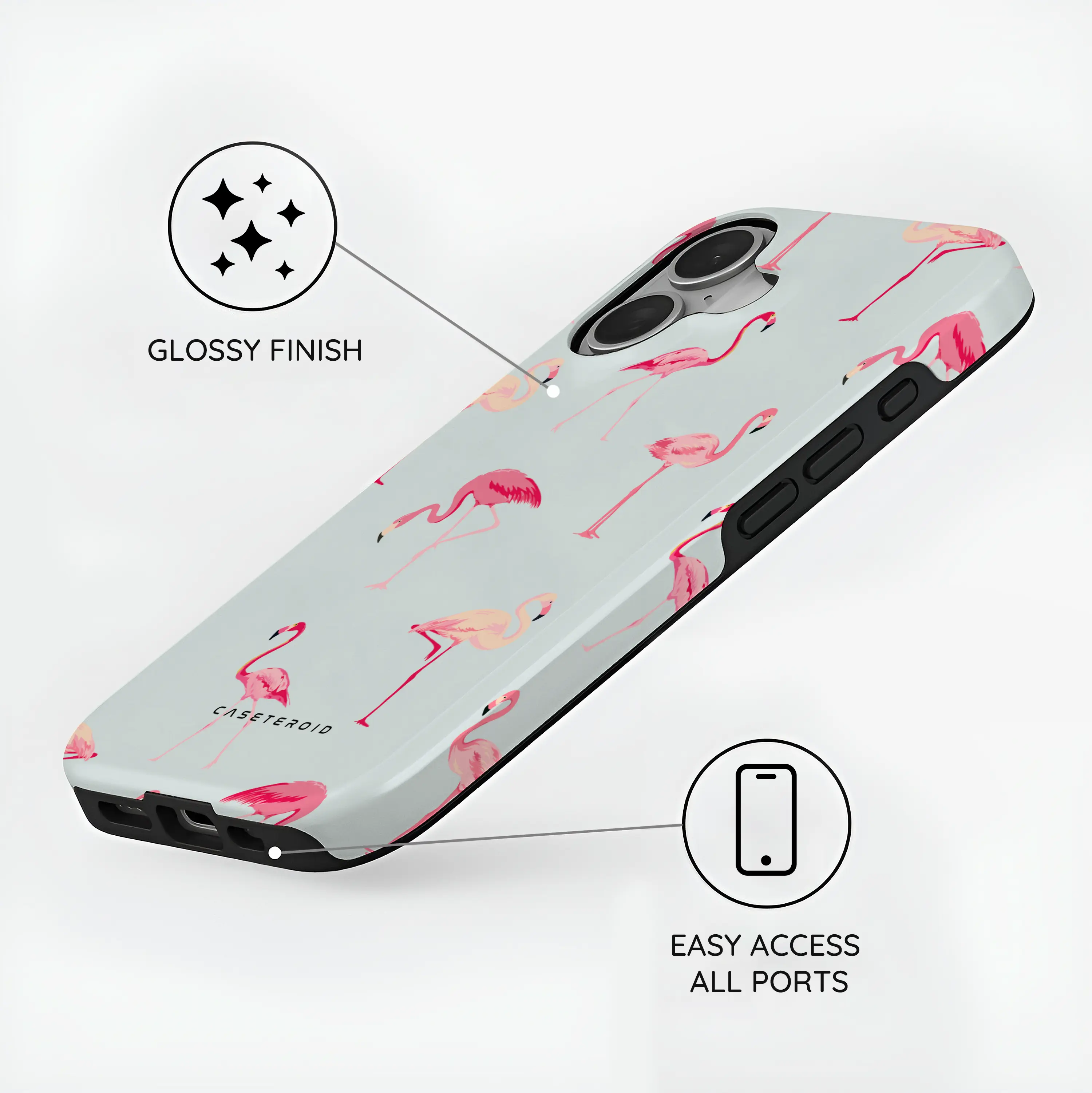 Flamingo - iPhone 16 Case