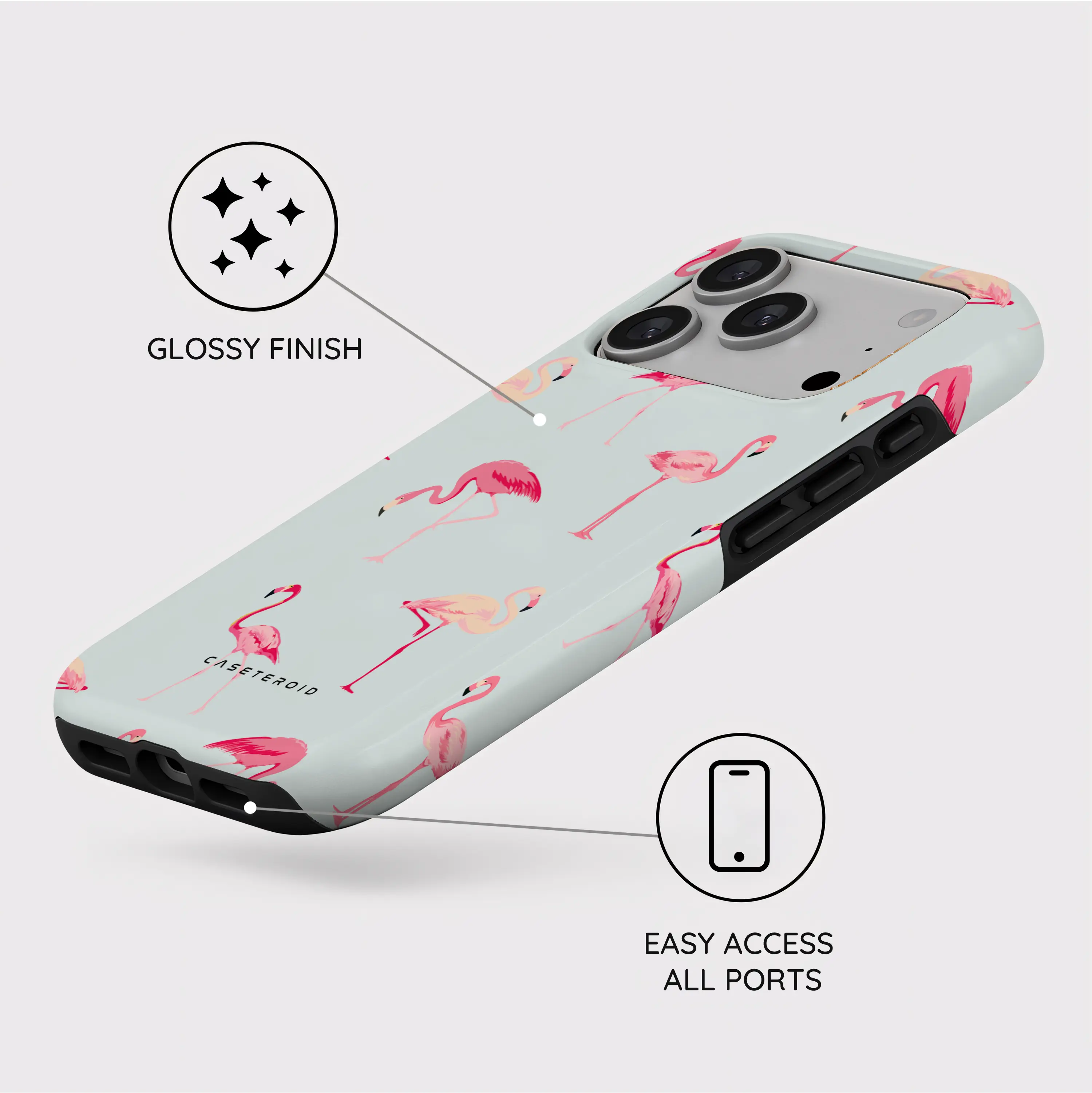 Flamingo - iPhone 17 Pro Case