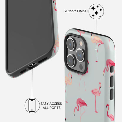 Flamingo - iPhone 15 Pro Case