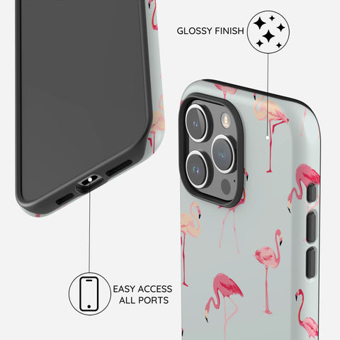 Flamingo - iPhone 15 Pro Max Case