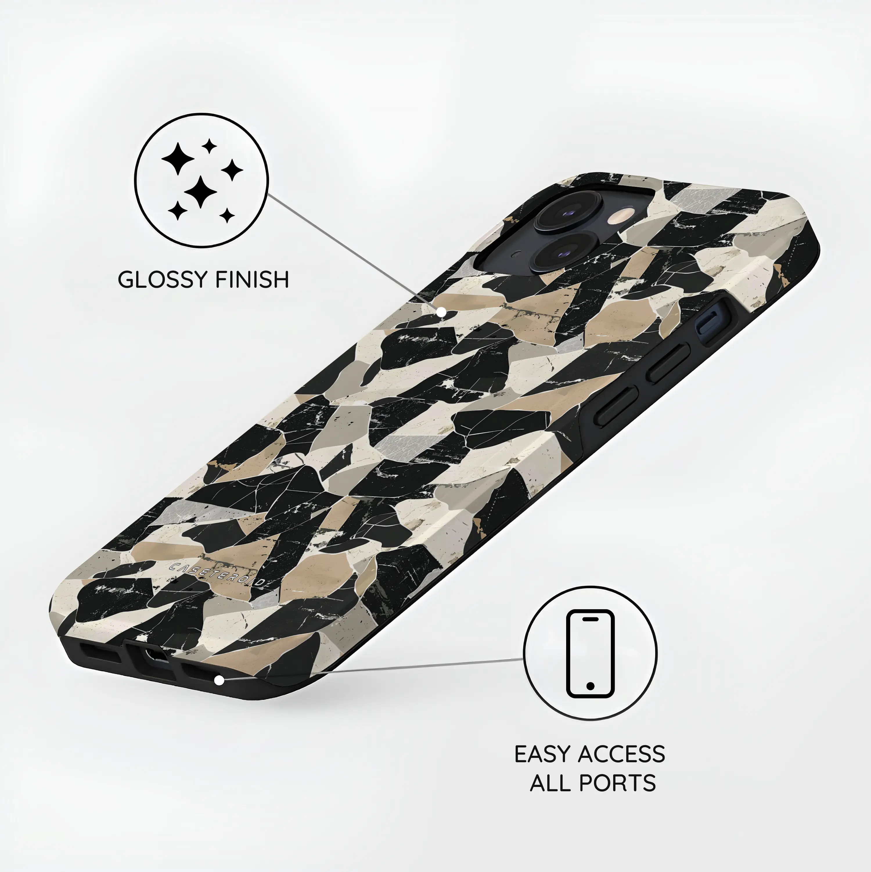 Fragmenta - iPhone 15 Case
