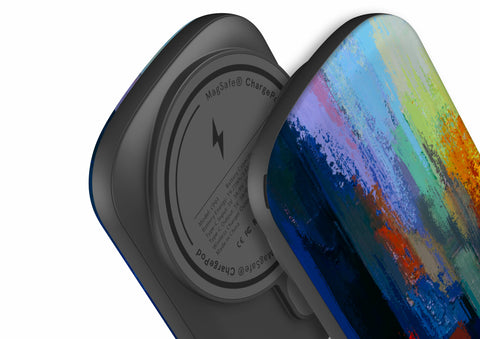Rainbow Canvas - ChargePod MagSafe Power Bank