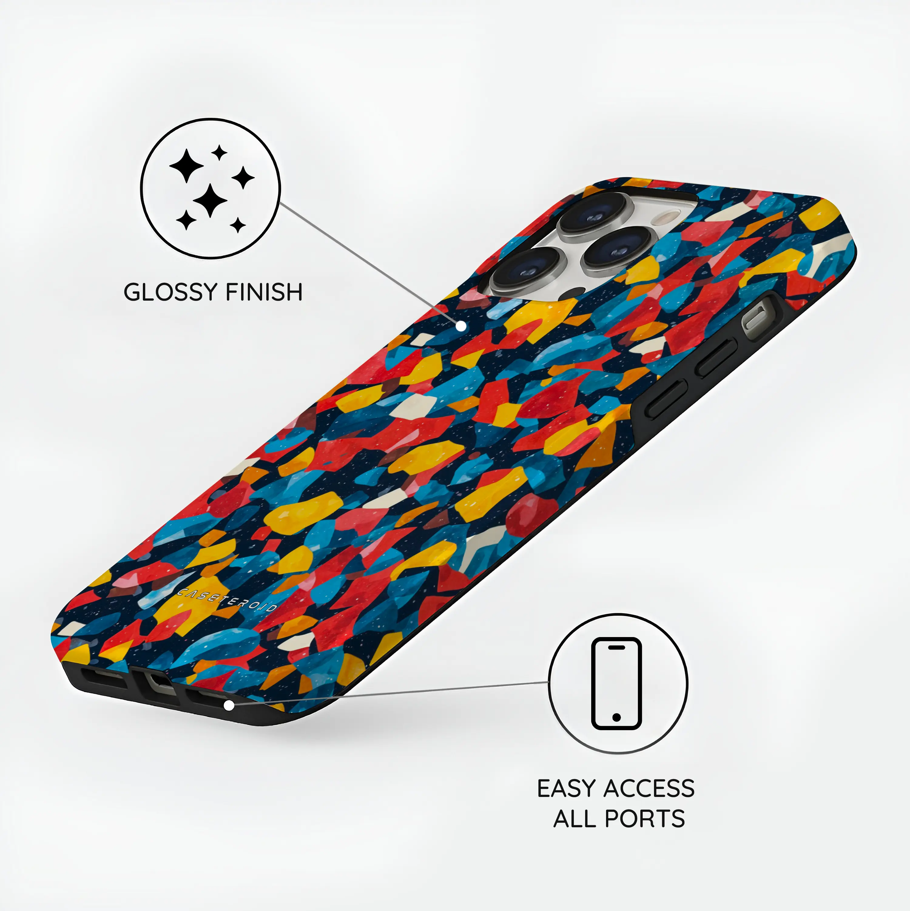 Galactic Confetti - iPhone 14 Pro Case