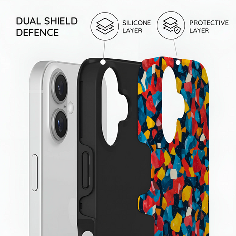 Galactic Confetti - iPhone 16 Plus Case