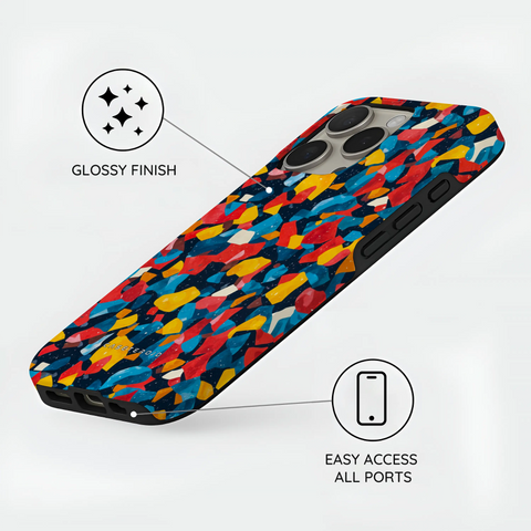 Galactic Confetti - iPhone 16 Pro Max Case