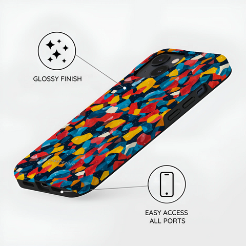 Galactic Confetti - iPhone 15 Plus Case