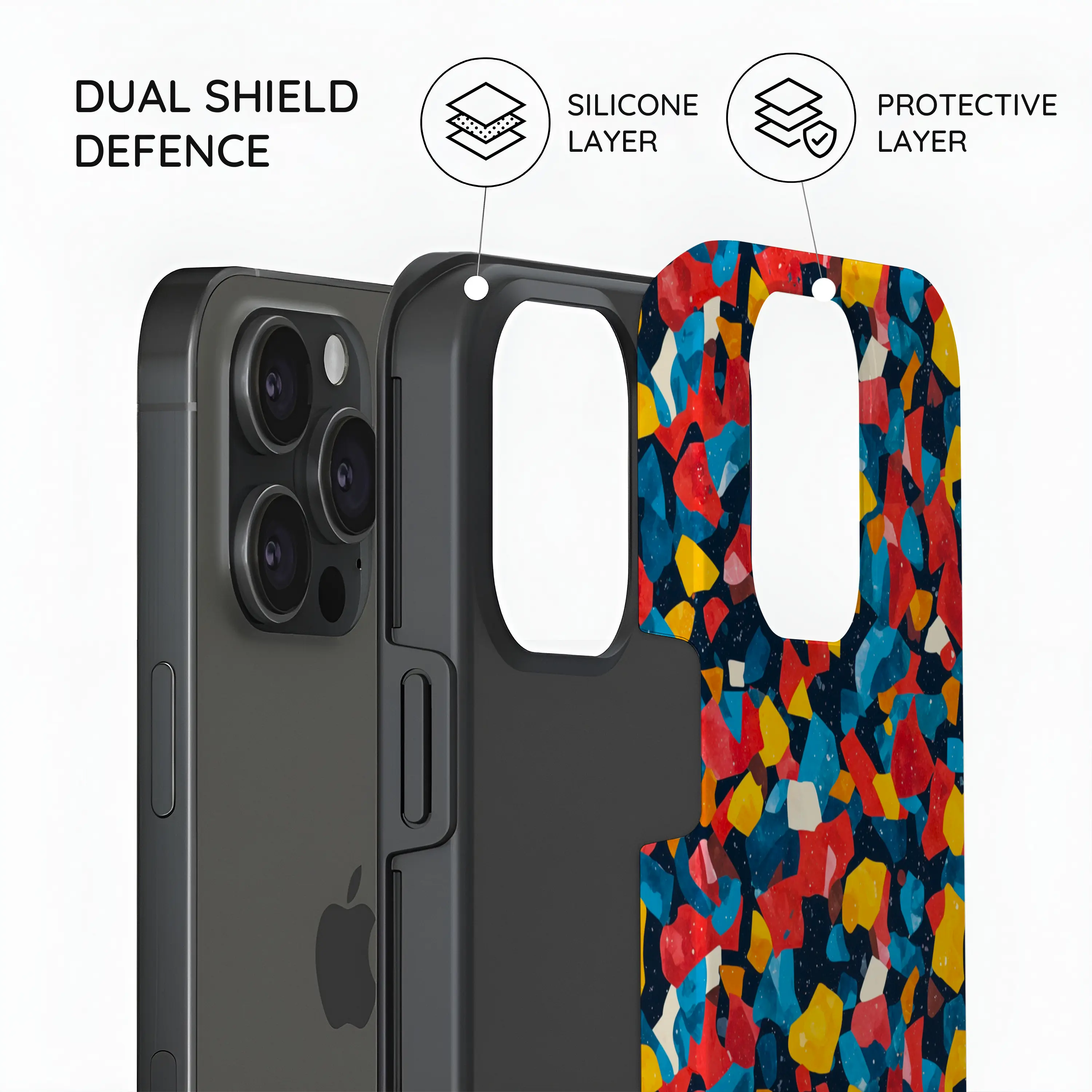 Galactic Confetti - iPhone 15 Pro Case