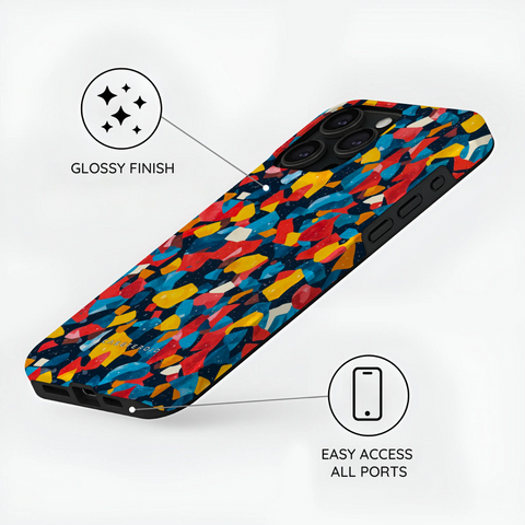 Galactic Confetti - iPhone 15 Pro Case
