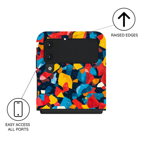 Galactic Confetti - Samsung Galaxy Z Flip 4 Case