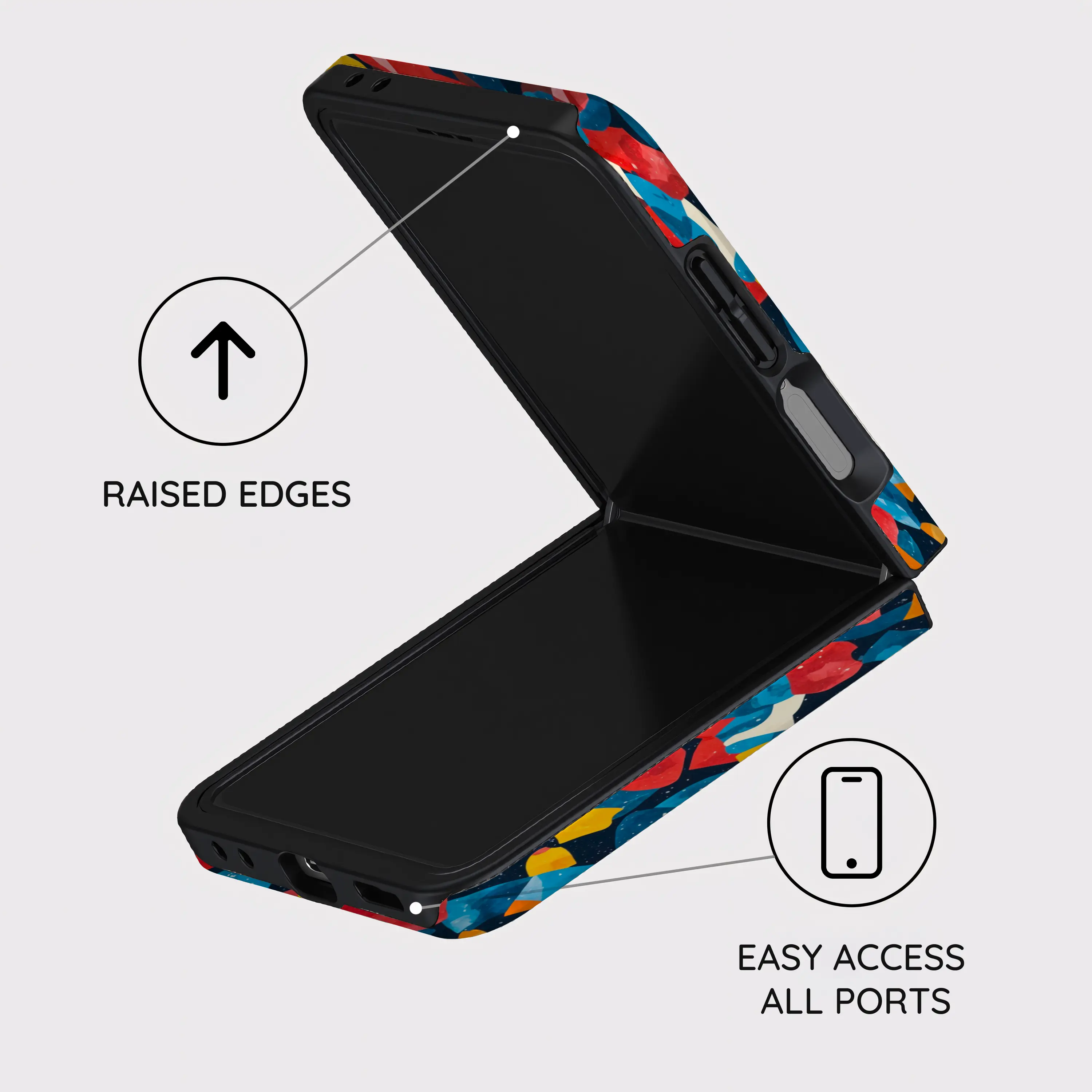 Galactic Confetti - Samsung Galaxy Z Flip 7 Case